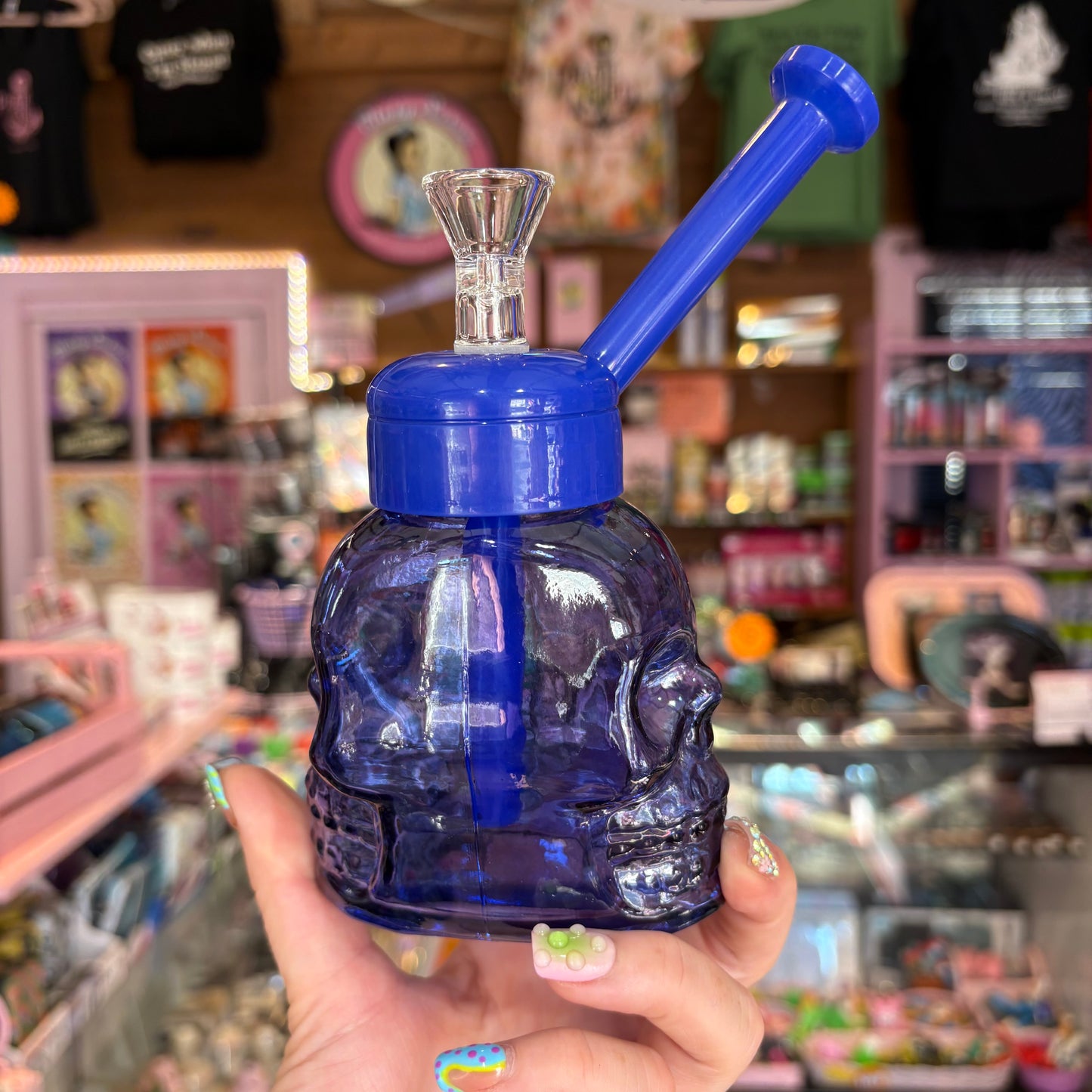 Skull Jar Water Pipe