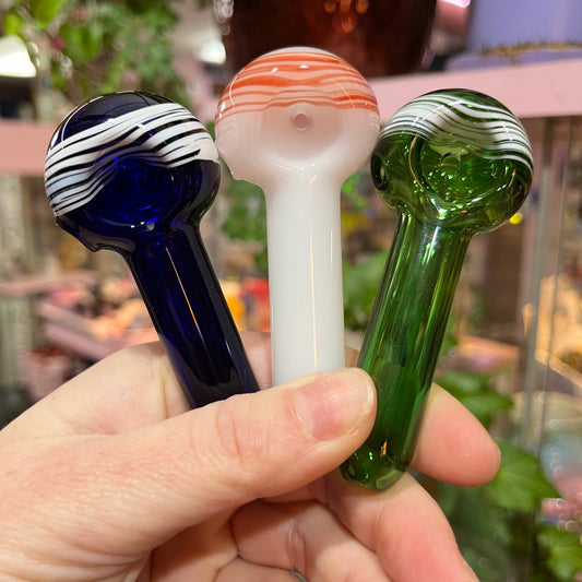 Plain Swirl Glass Pipe