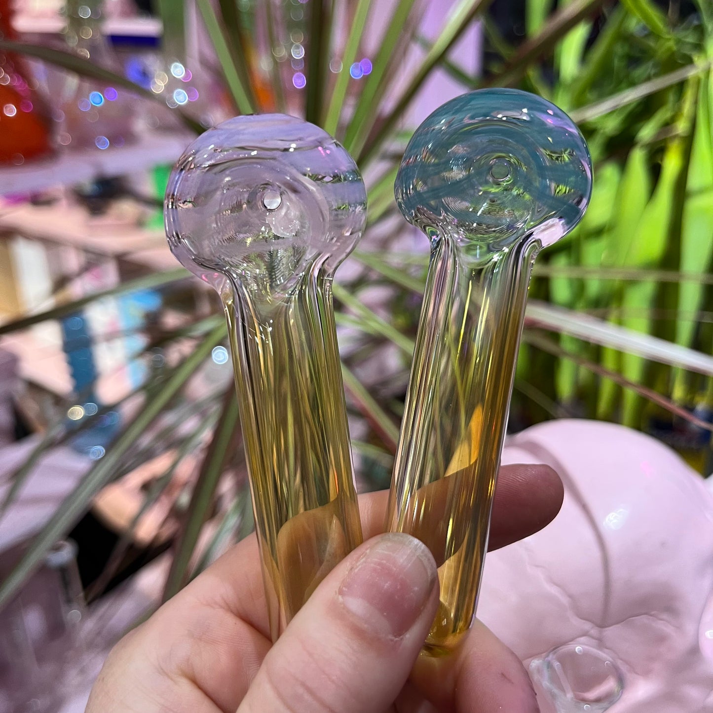 Colored Swirl Glass Pipe