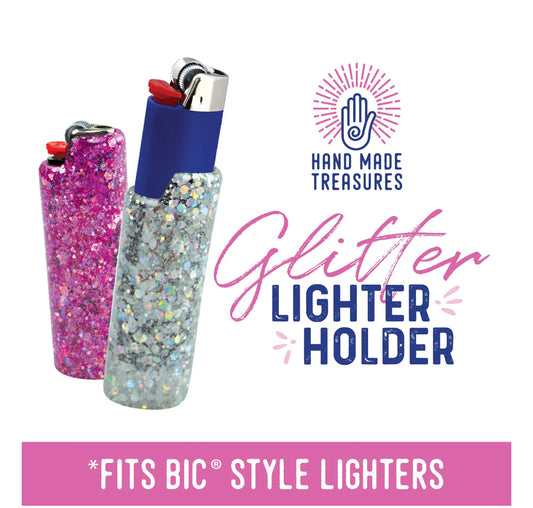 Chunky Glitter Lighter Case