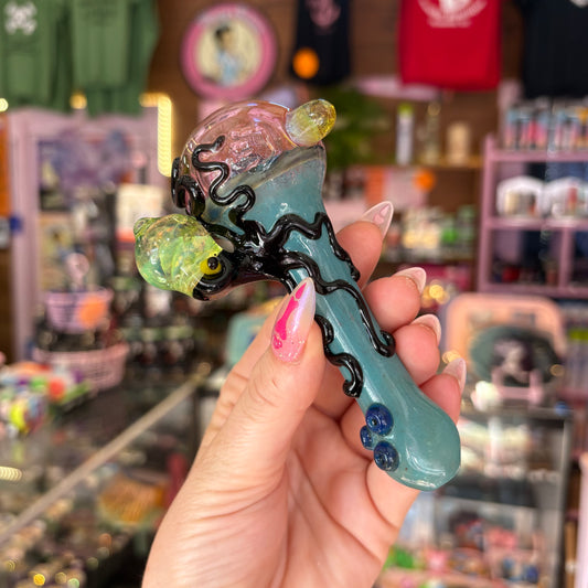 Octopus Side Glass Pipe