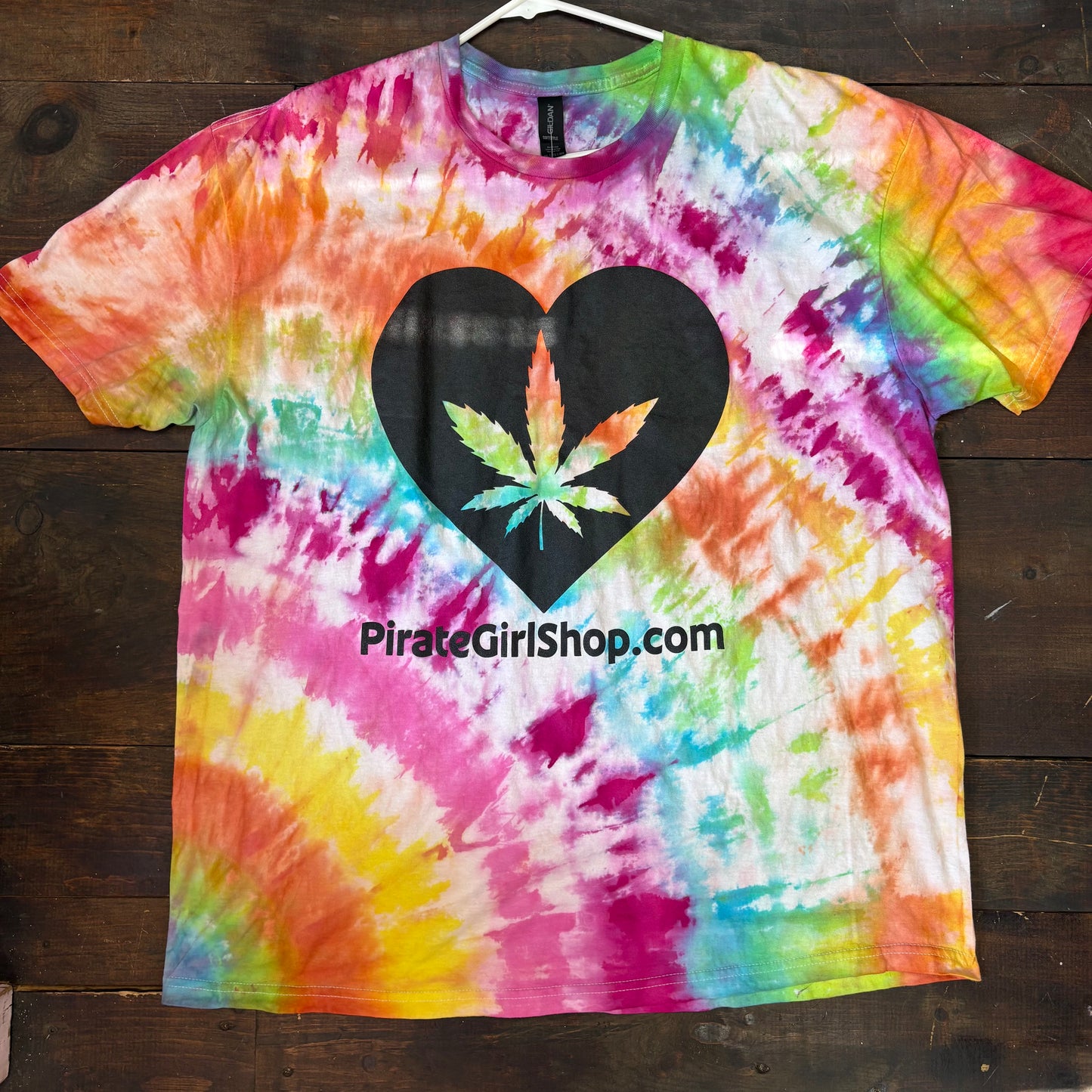Hemp Heart Tie Dye Tshirt