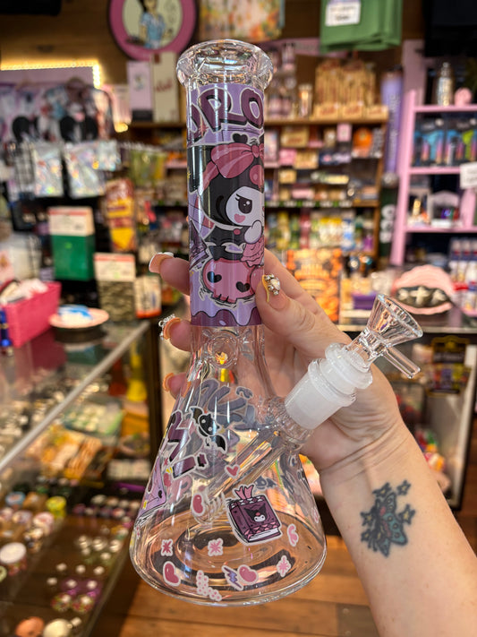 Evil Bunny Decal Beaker