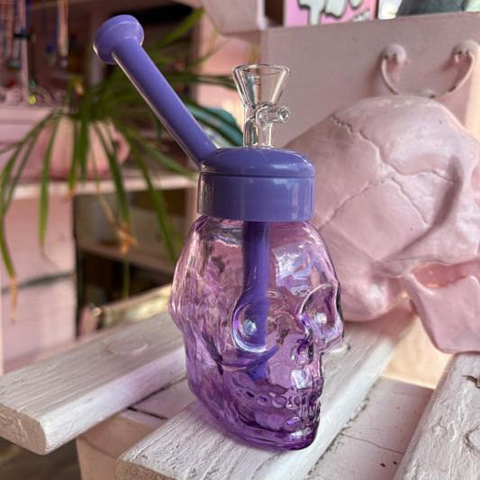 Skull Jar Water Pipe