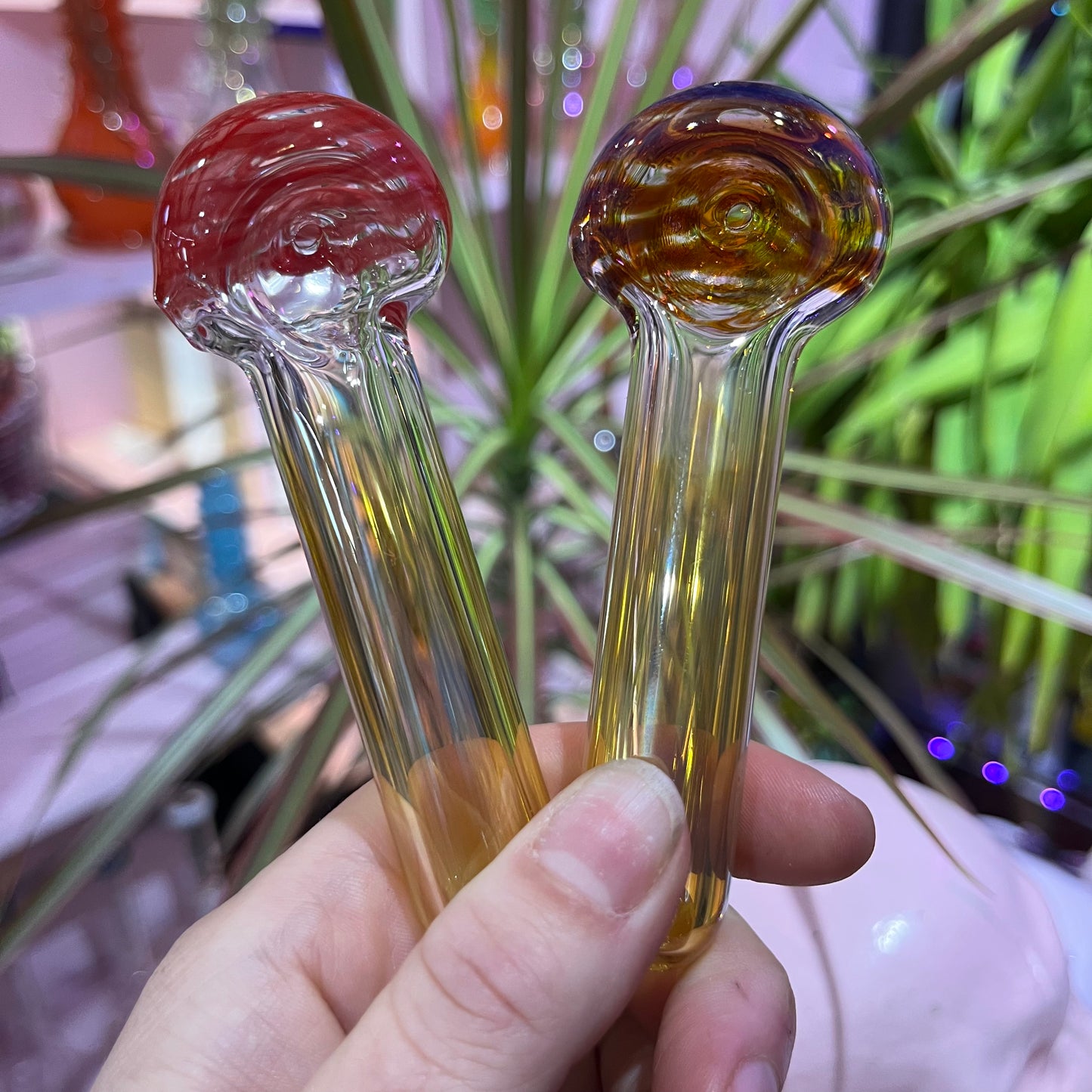 Colored Swirl Glass Pipe