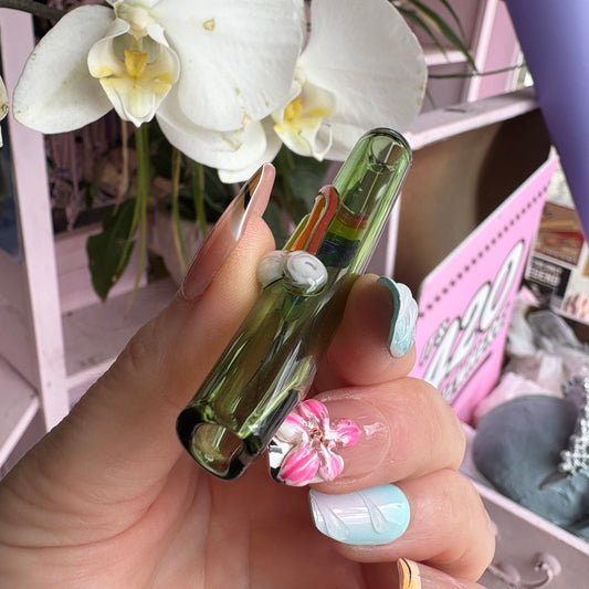 Cute Glass Cone Holder