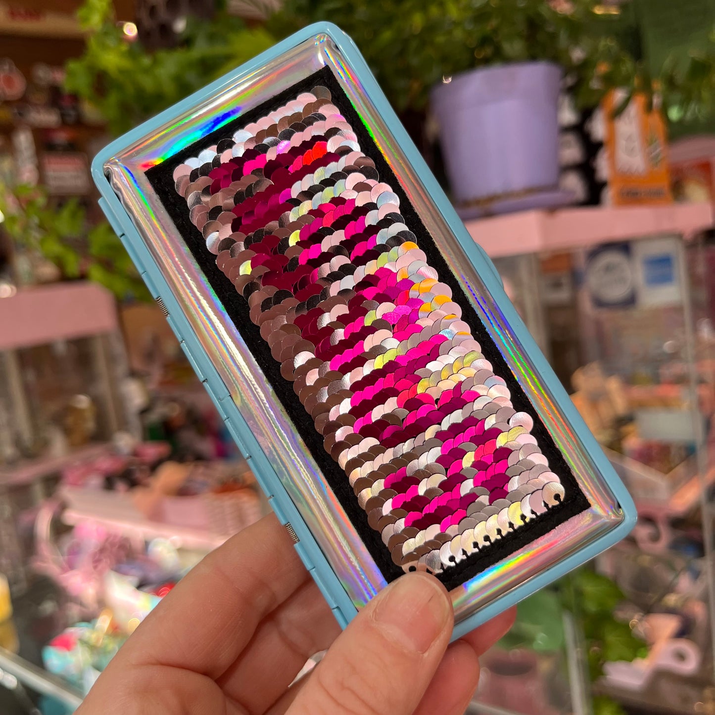 Sequin Cig Case for 100s