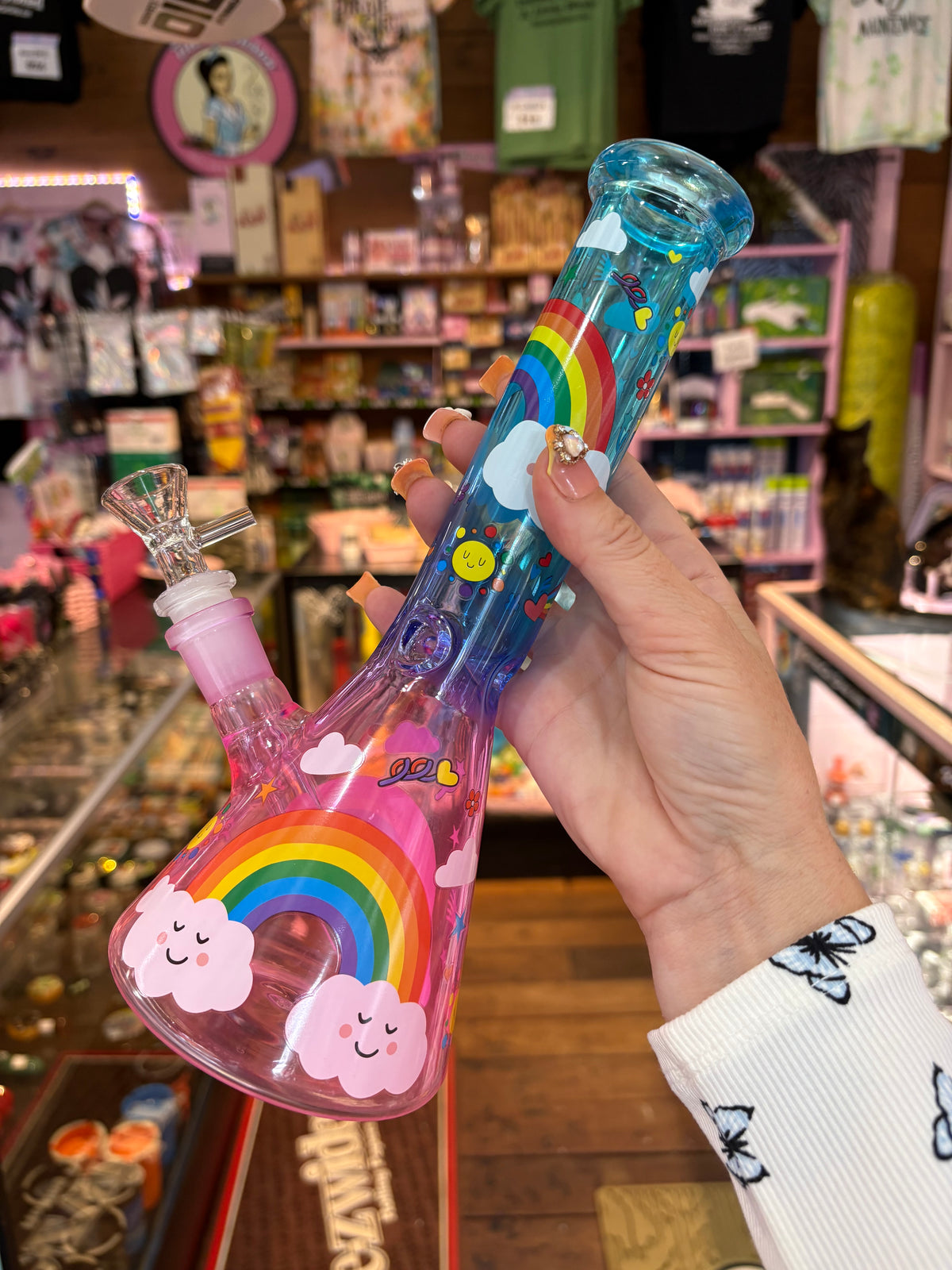 Rainbow Decal Beaker