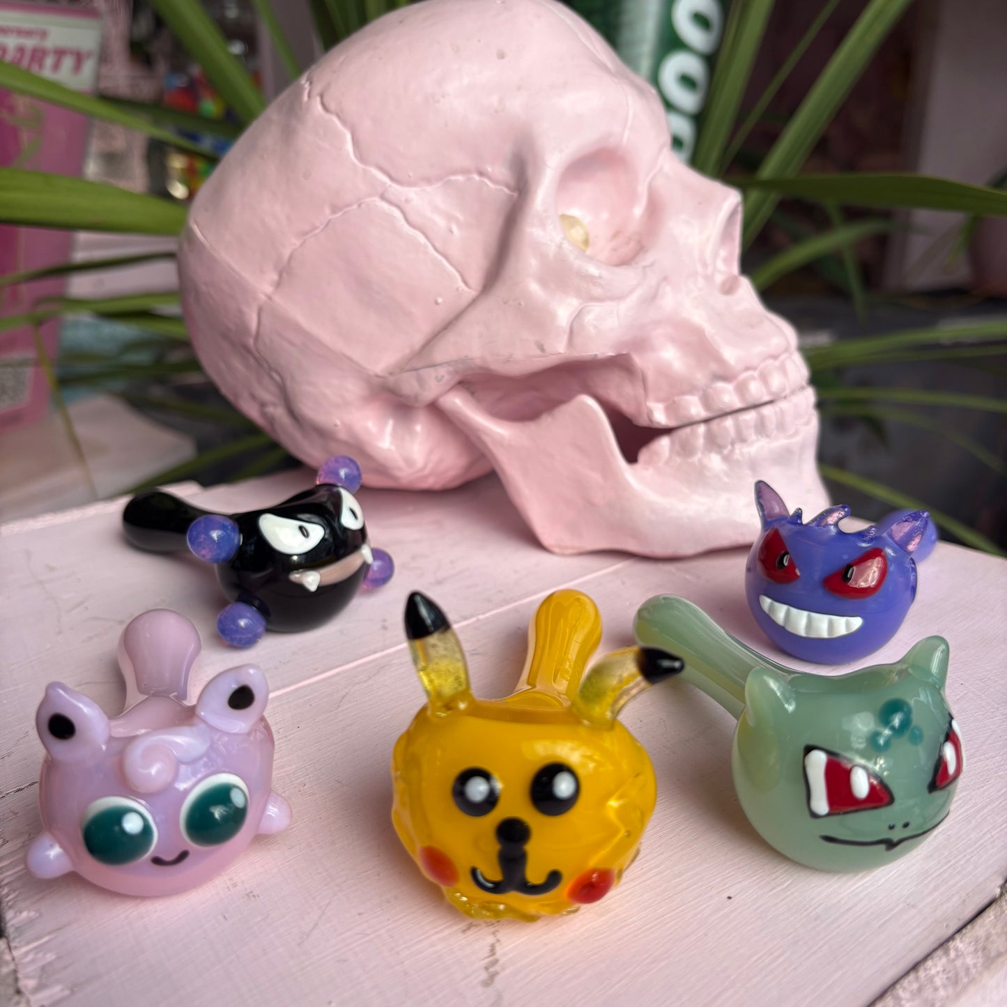 Jigglypuff Glass Pipe