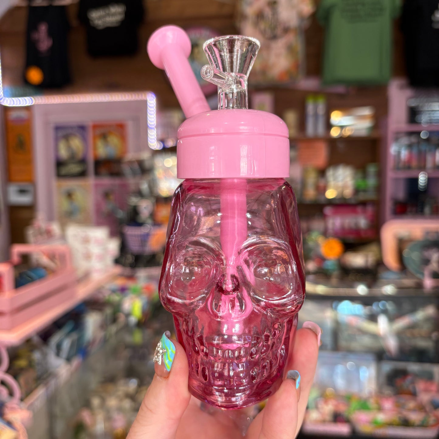 Skull Jar Water Pipe