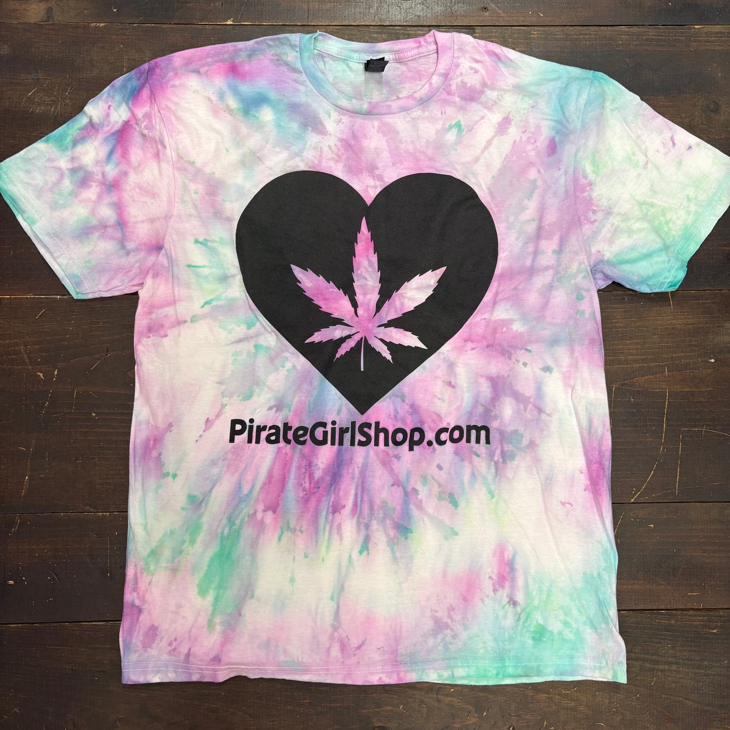 Hemp Heart Tie Dye Tshirt