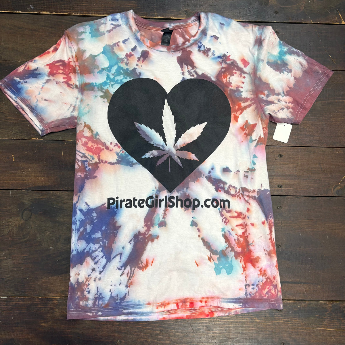 Hemp Heart Tie Dye Tshirt