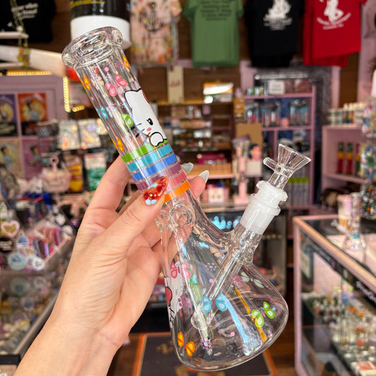 Pretty Kitty Beaker Bong