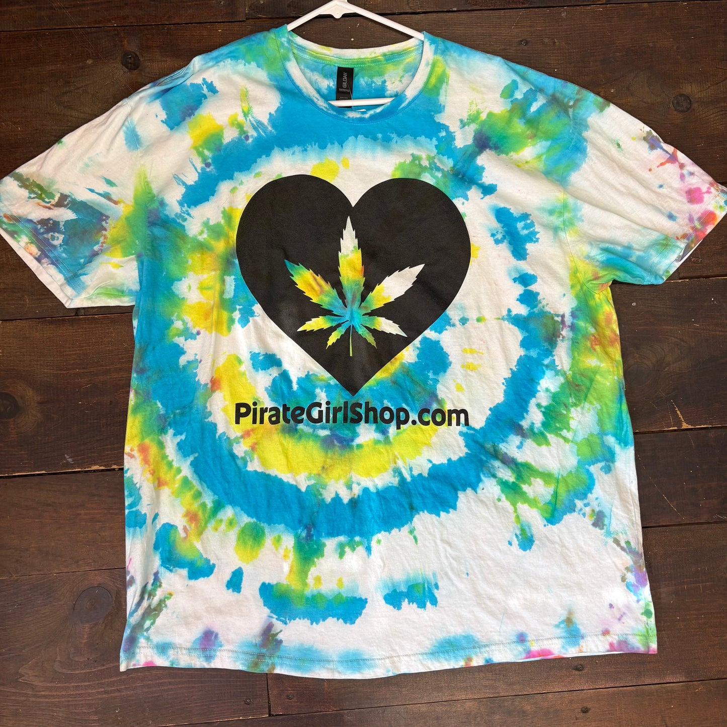 Hemp Heart Tie Dye Tshirt