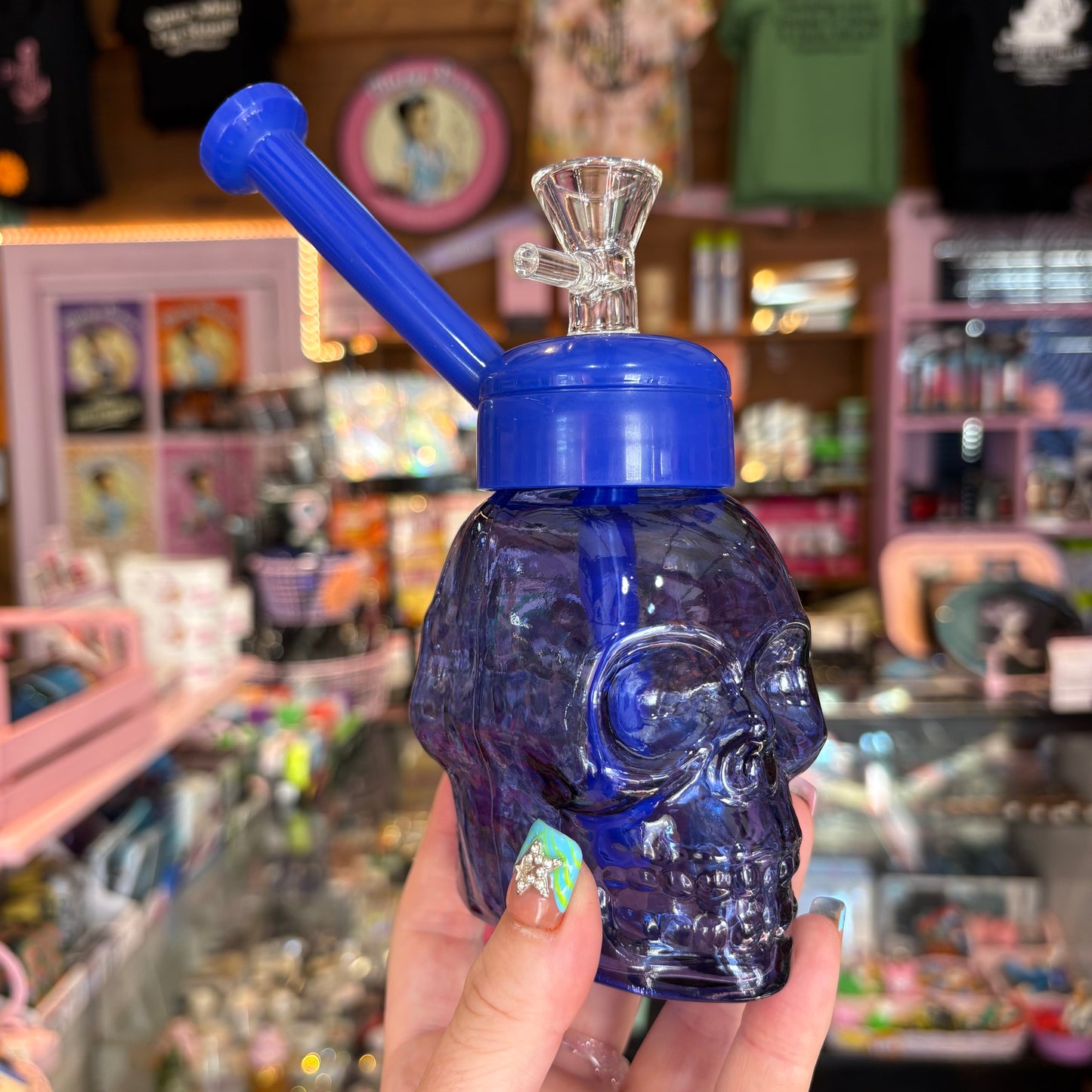 Skull Jar Water Pipe