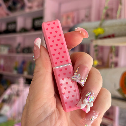 Lipstick Lighter - Pink Hearts