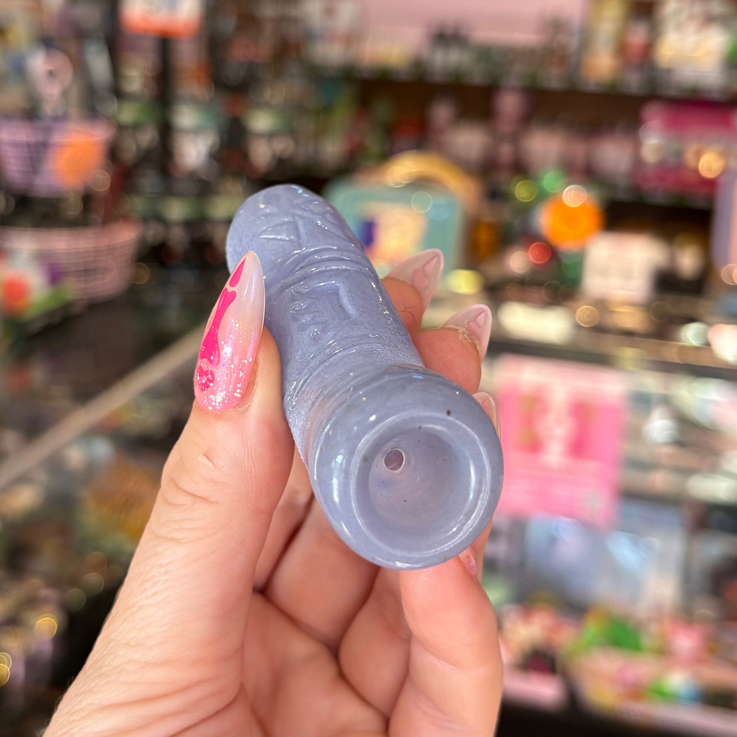 Witch Finger Chillum Glass Pipe