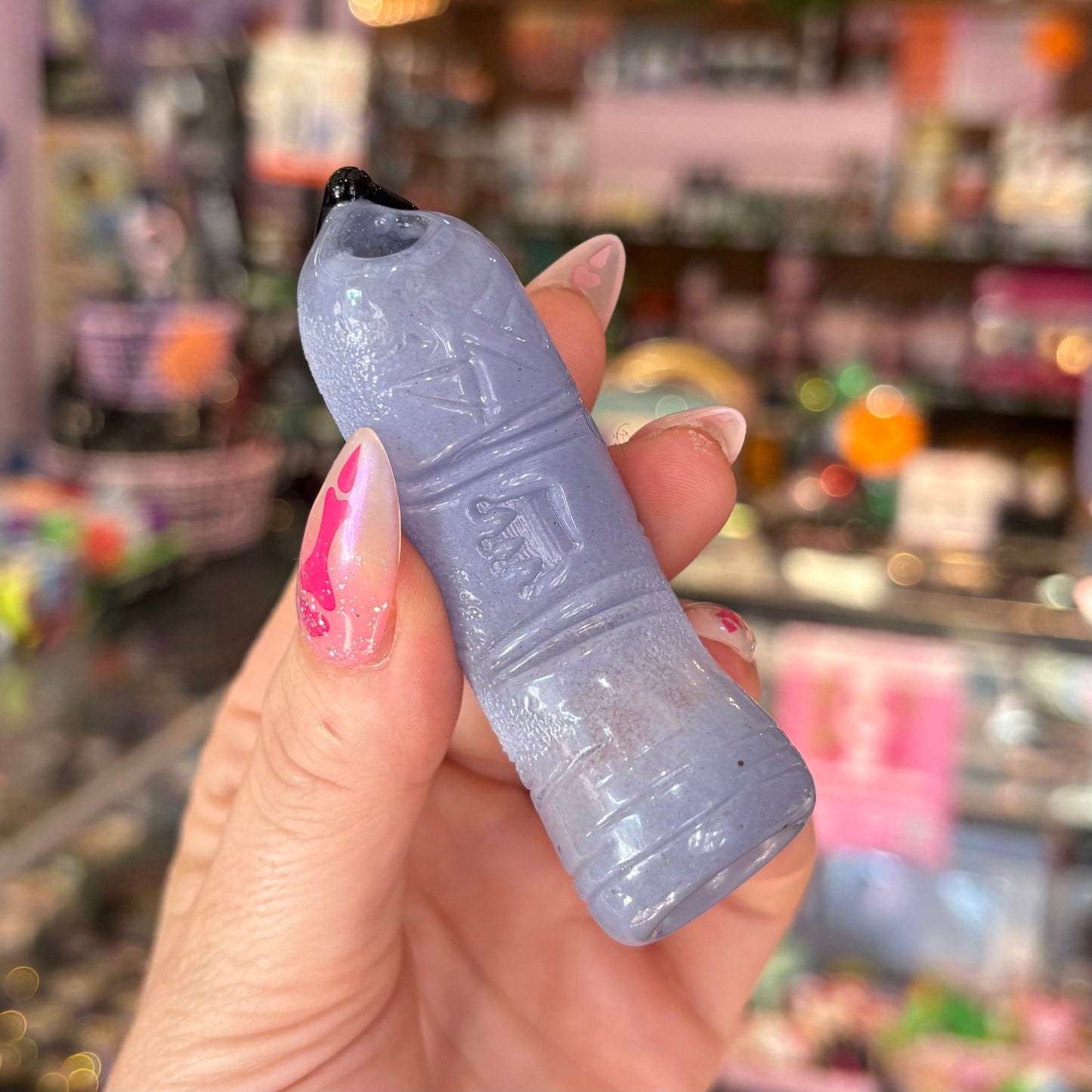 Witch Finger Chillum Glass Pipe