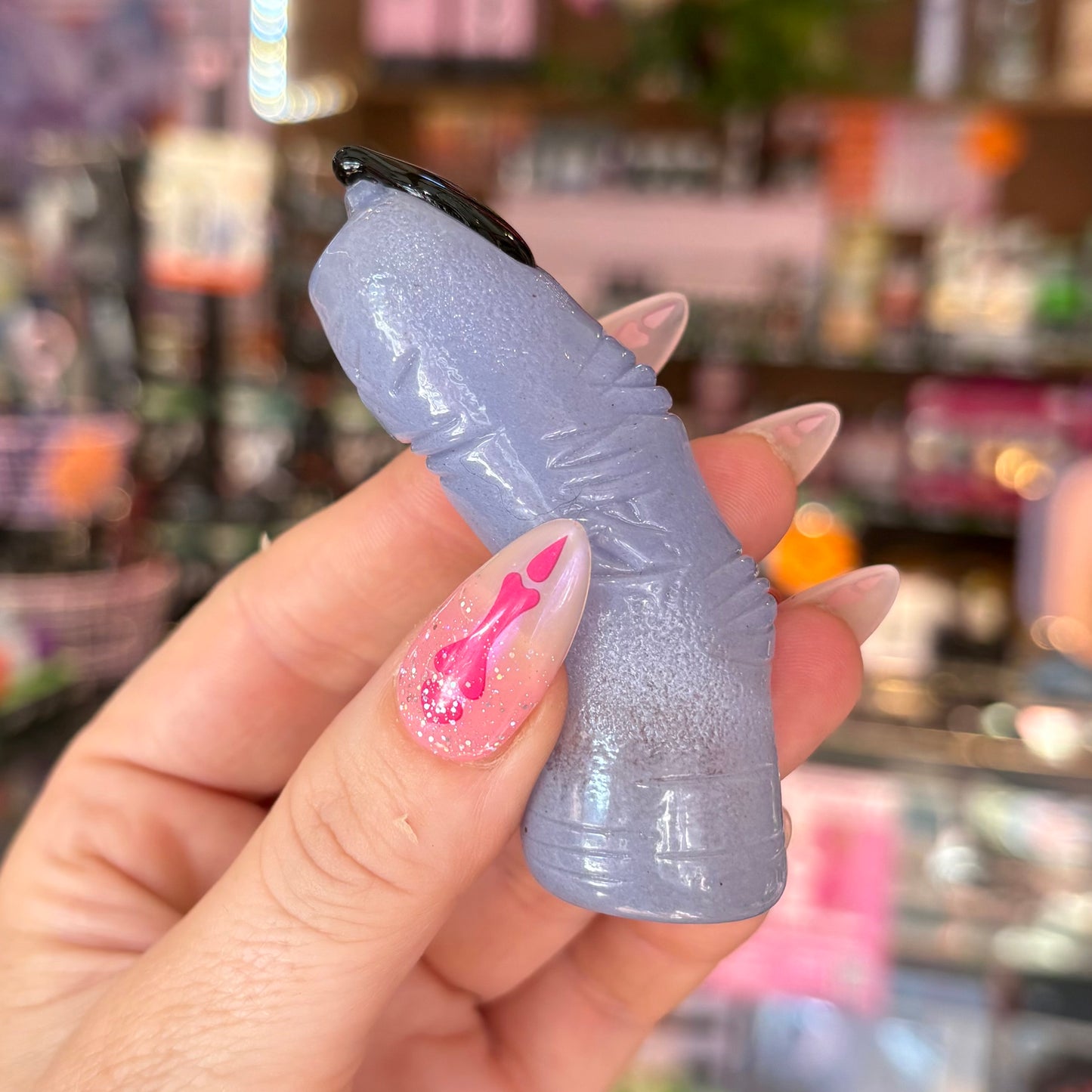 Witch Finger Chillum Glass Pipe