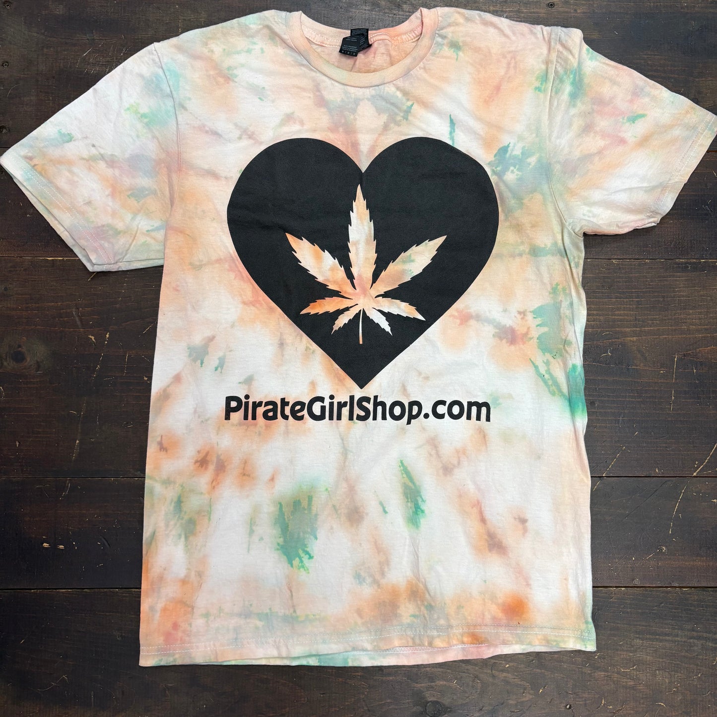 Hemp Heart Tie Dye Tshirt