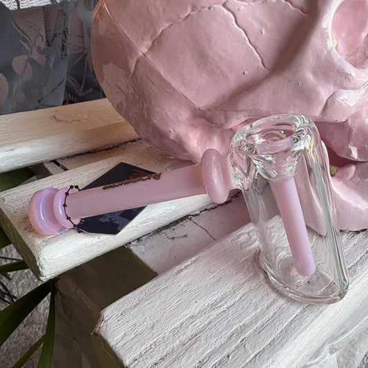 Pastel Hammer Style Glass Bubbler