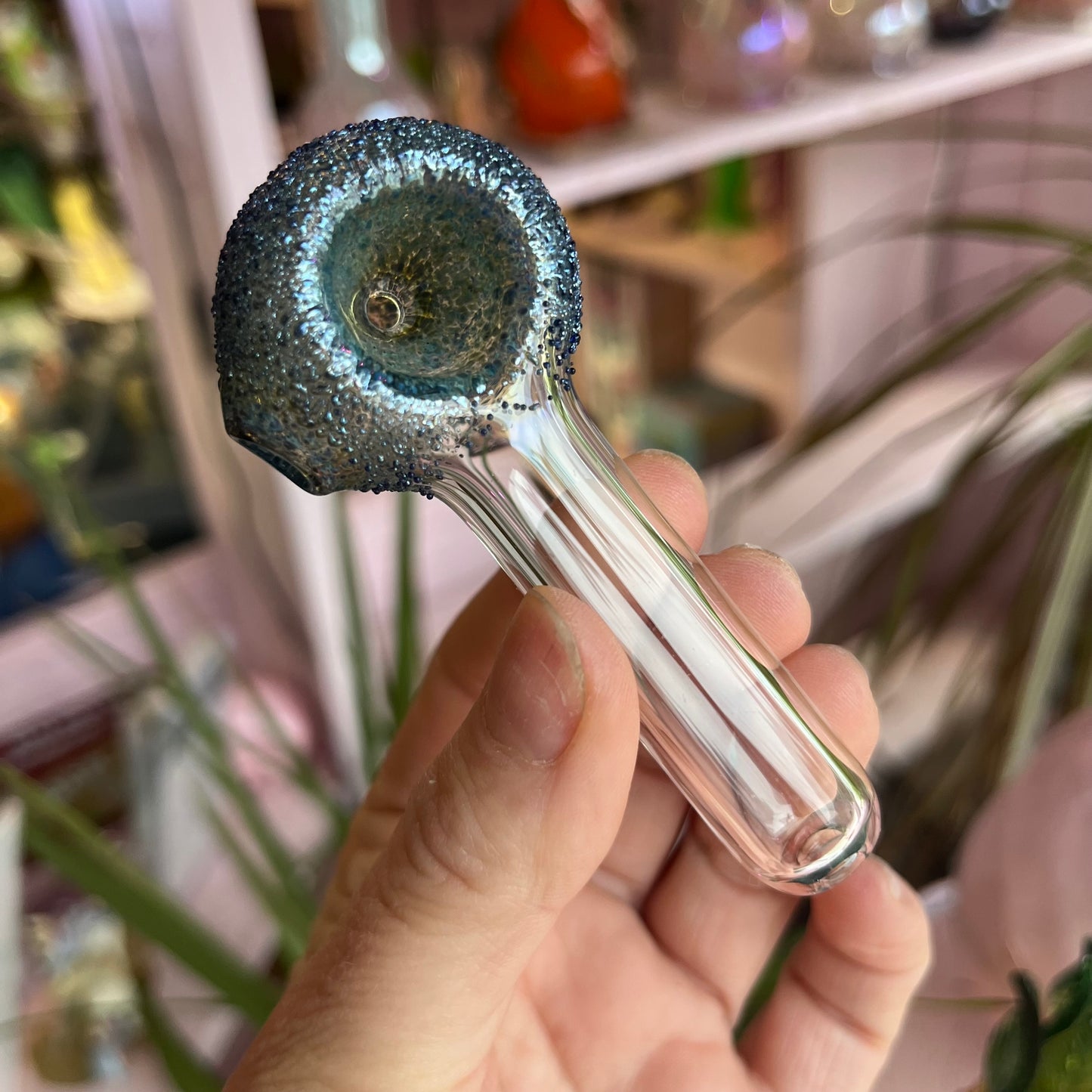 Frit Dip Glass Pipe