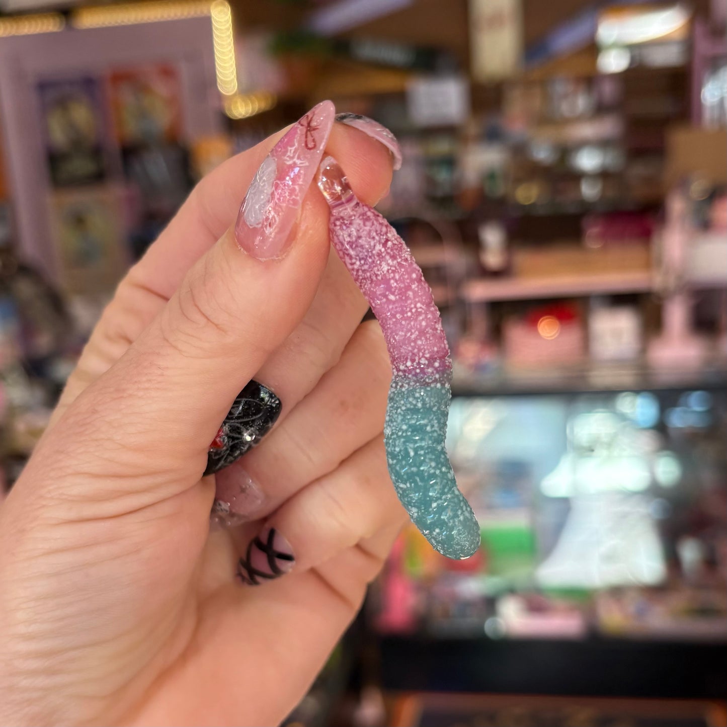 Sour Gummy Worm Pendant