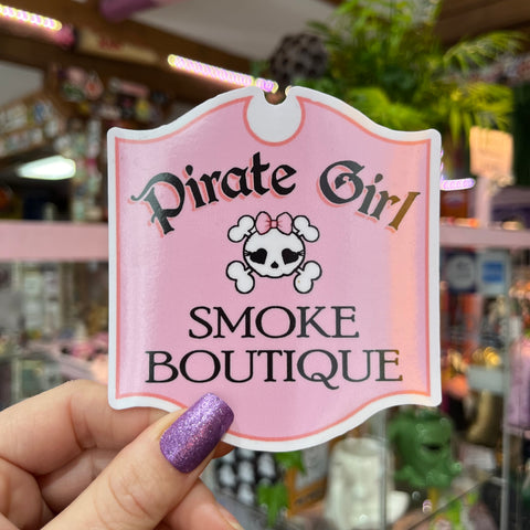 Pirate Girl Logo Sticker