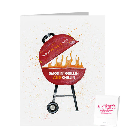 Smoking Grilling Greeting Card