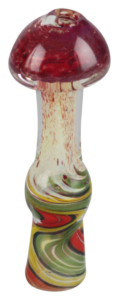 Mushroom-shaped Glass Chillum