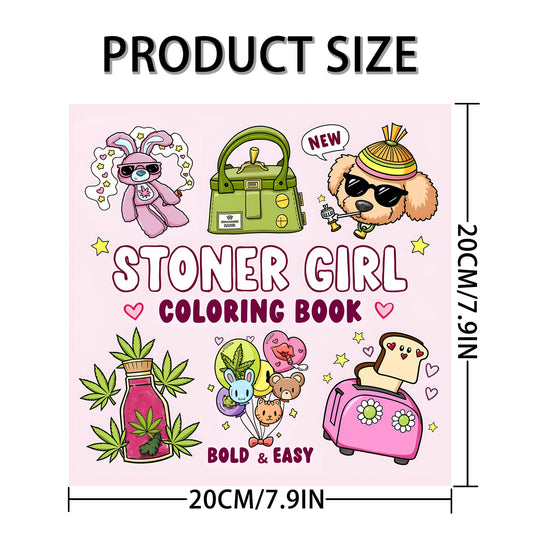 Stoner Girl Coloring Book