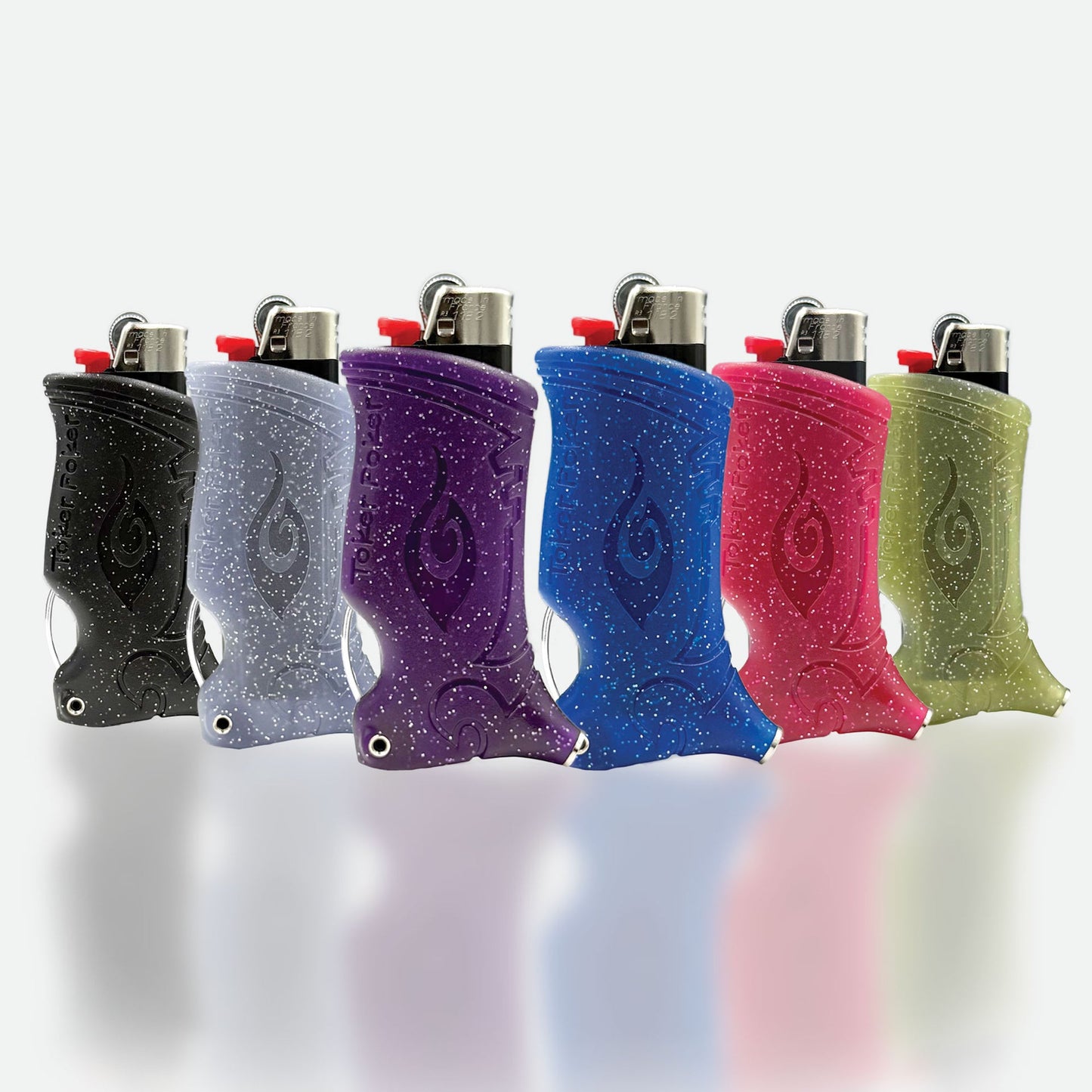 Toker Poker Lighter Case - Glitter
