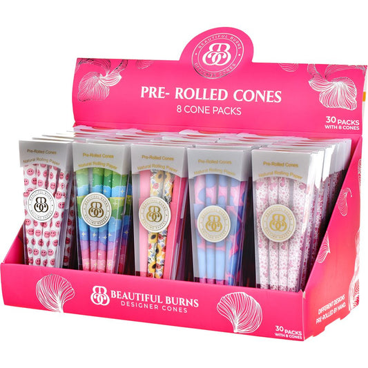 Beautiful Burns Cones - 8pk