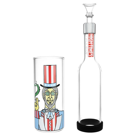 High Times® x Pulsar Glass Gravity Water Pipe | Uncle Sam