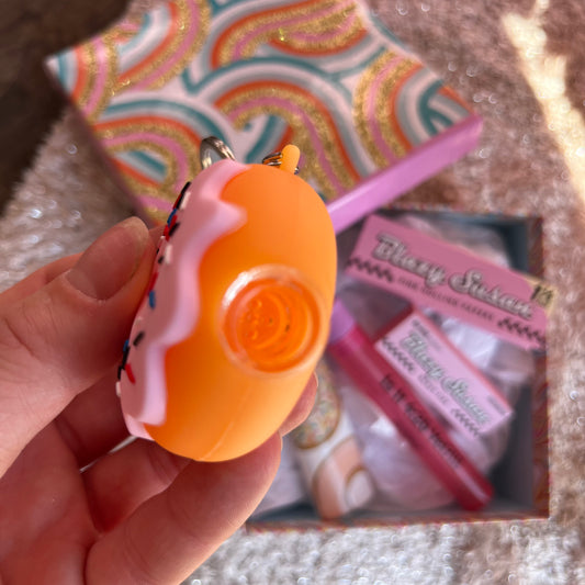 Pink Donut Smoke Set