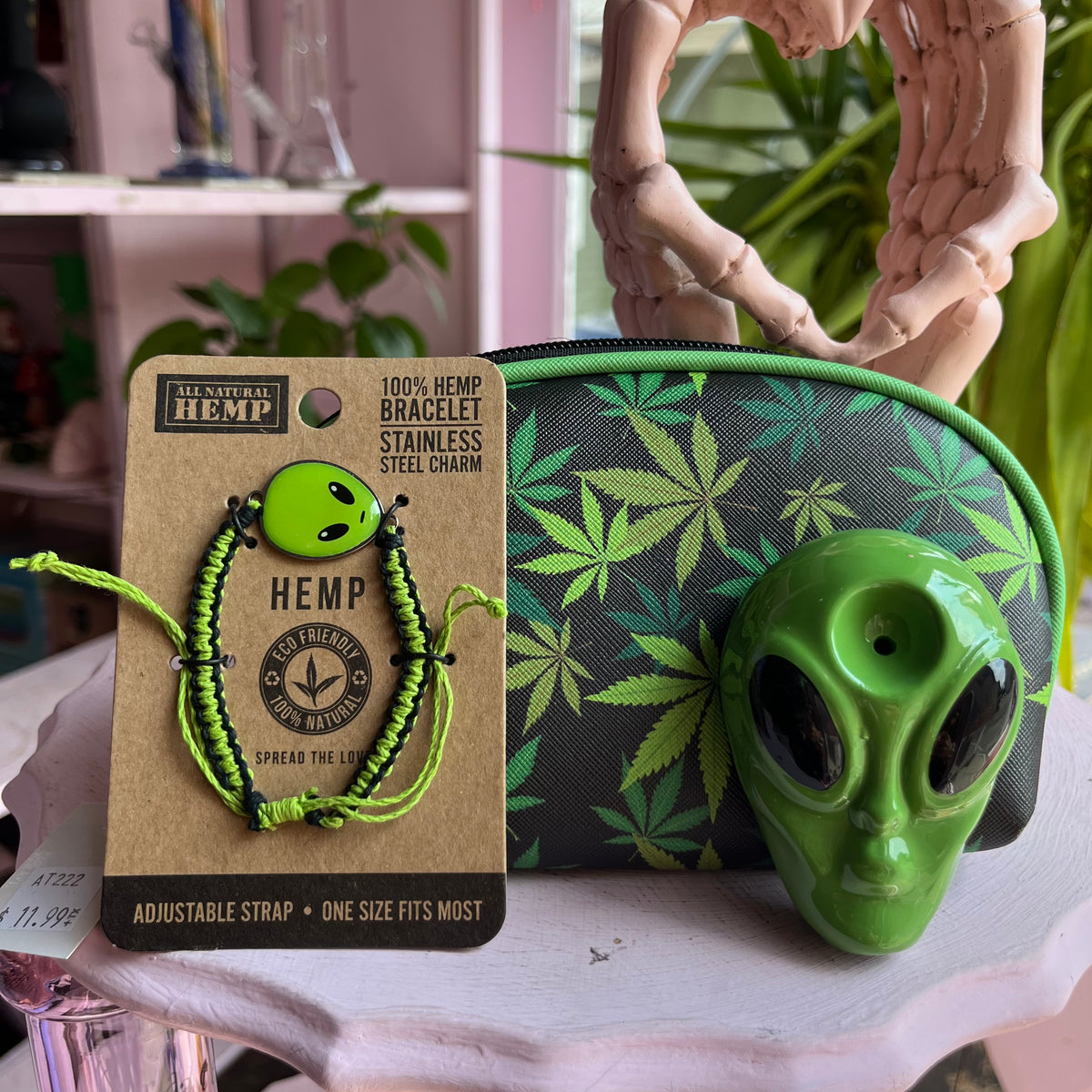 Alien Rolling Tray, Ashtray and Jar Set – Pirate Girl Smoke Boutique