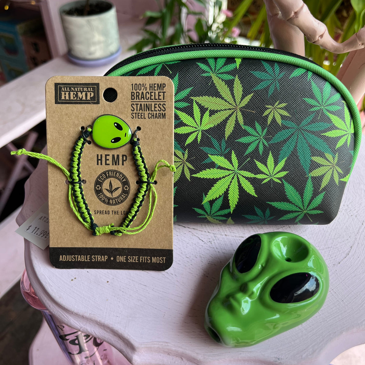 Alien Rolling Tray, Ashtray and Jar Set – Pirate Girl Smoke Boutique