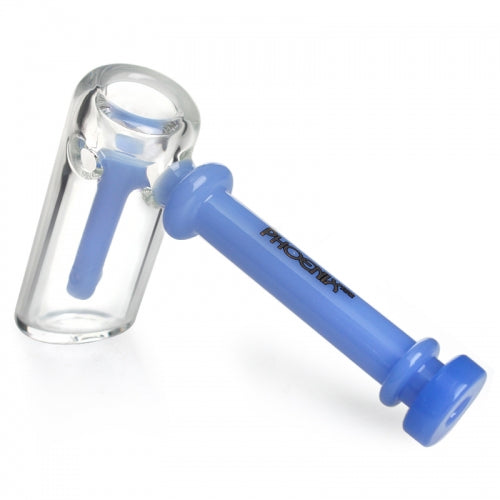 Pastel Hammer Style Glass Bubbler