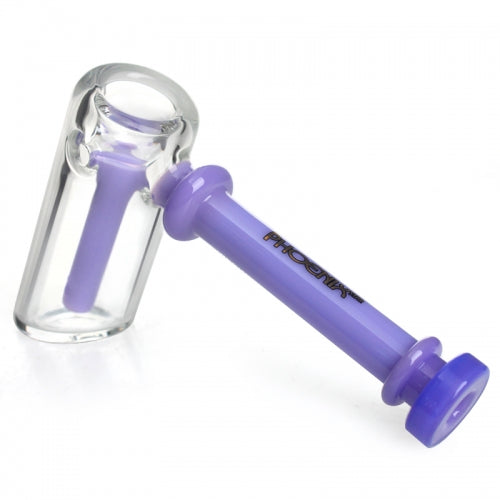 Pastel Hammer Style Glass Bubbler