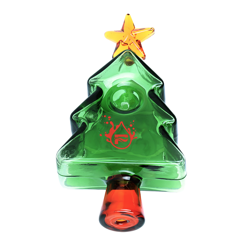 Stoned Xmas Tree Pipe and Poker Set