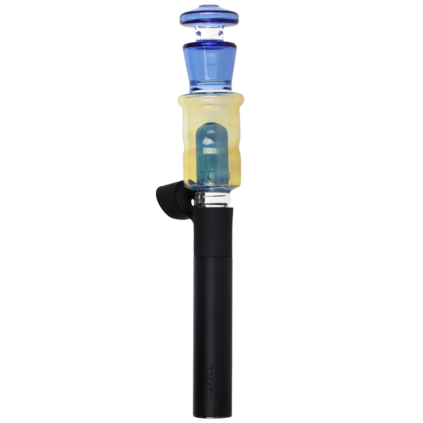 Silver Fumed Glass Bubbler Attachment for Puffco Pivot