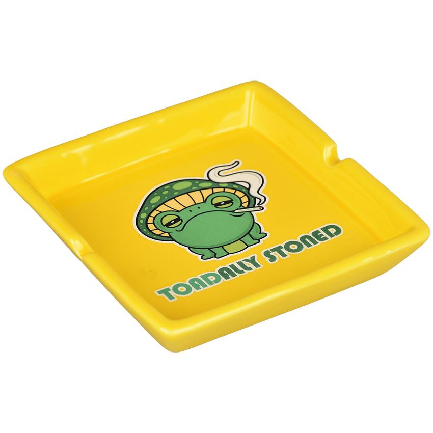 Toadally Stoned Ceramic Ashtray