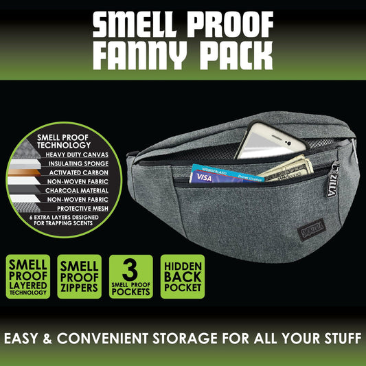 Smell-Proof Fanny Pack