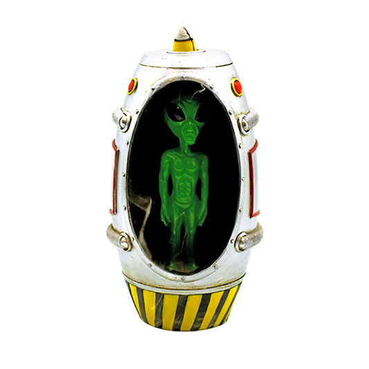 Alien Escape Pod Back Flow Incense Burner