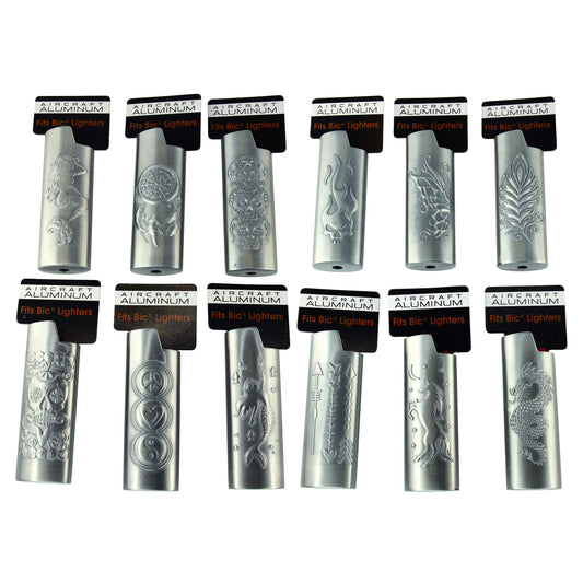Aluminum Embossed Lighter Case