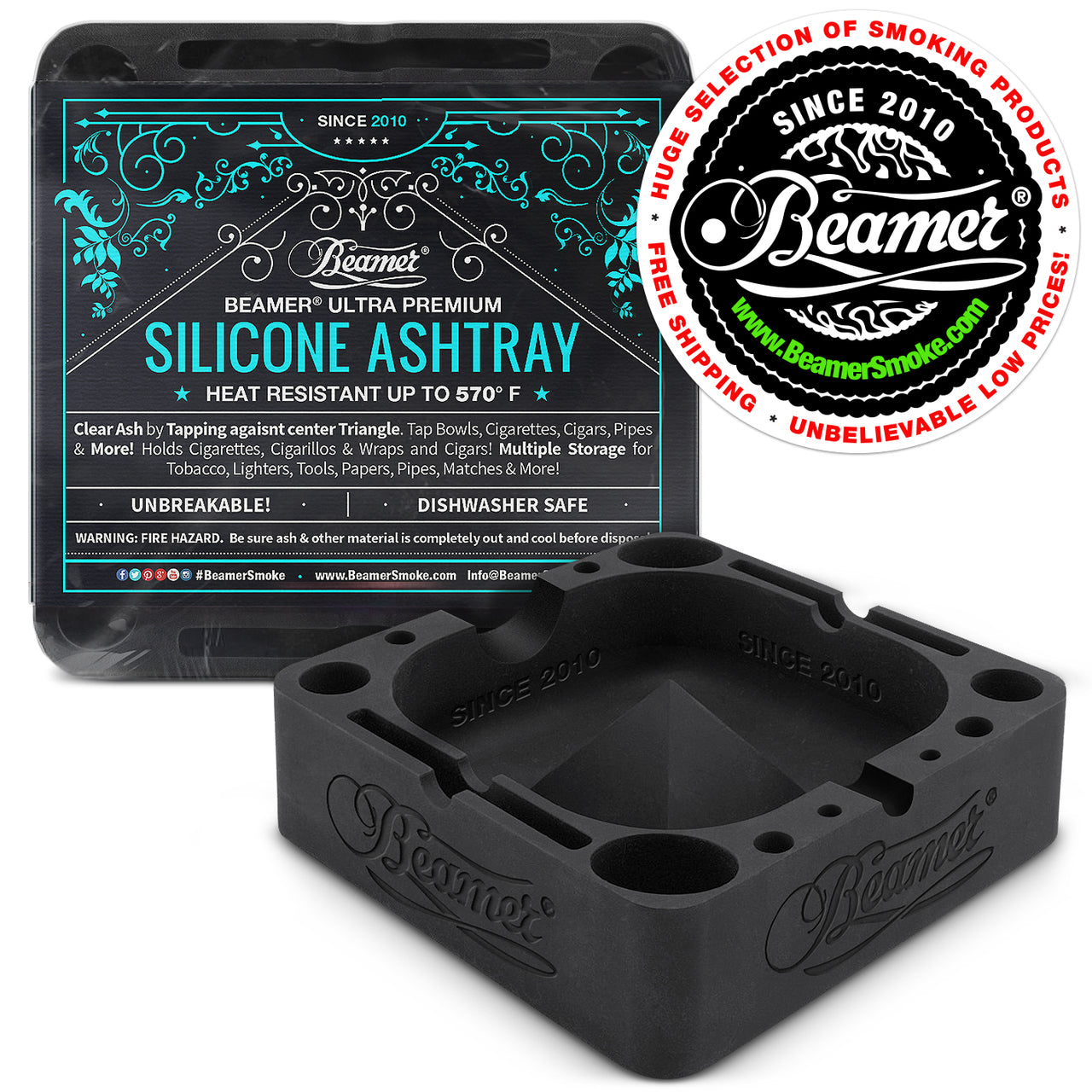 Beamer Silicone Ashtray
