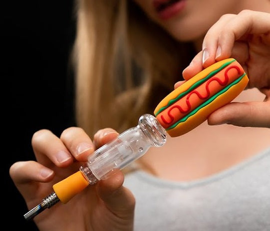 Hot Dog Honey Straw