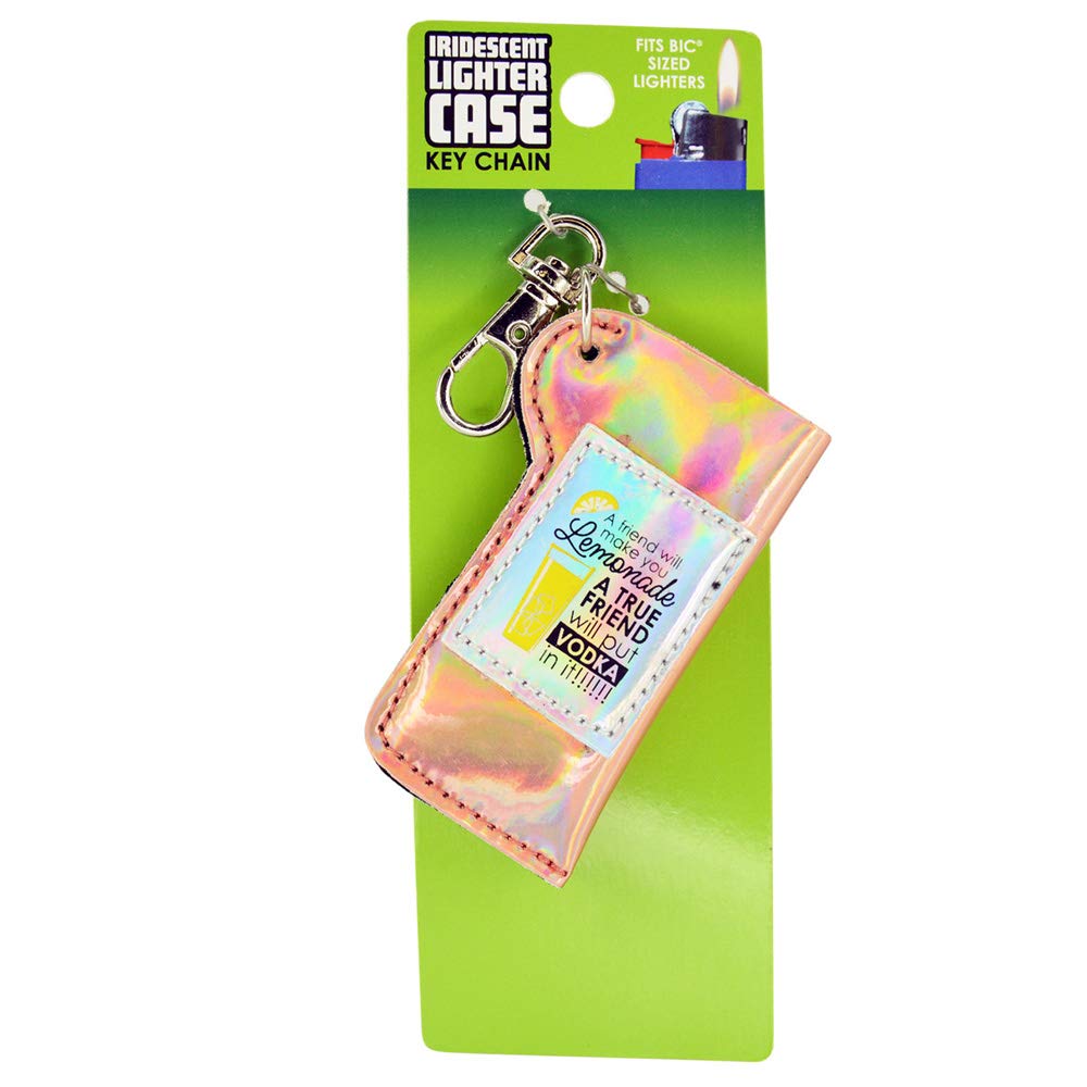 Iridescent Lighter Case Keychain