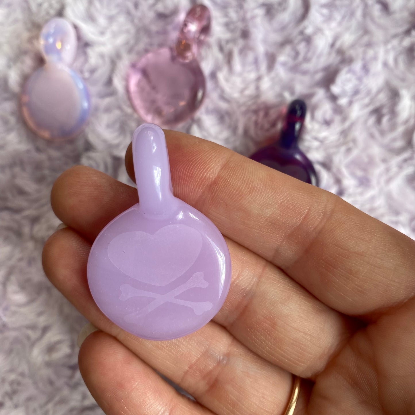 Pirate Girl Glass Pendant