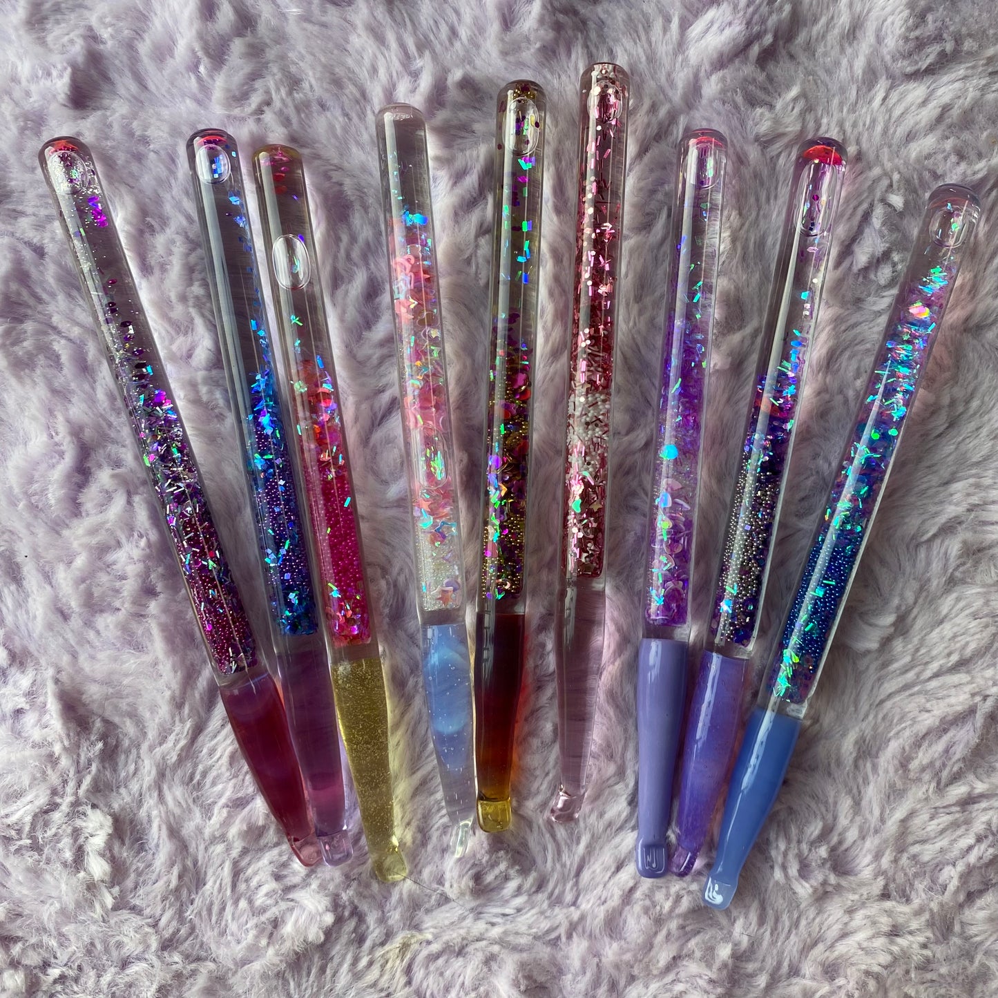 Glitter Filled Glass Tool